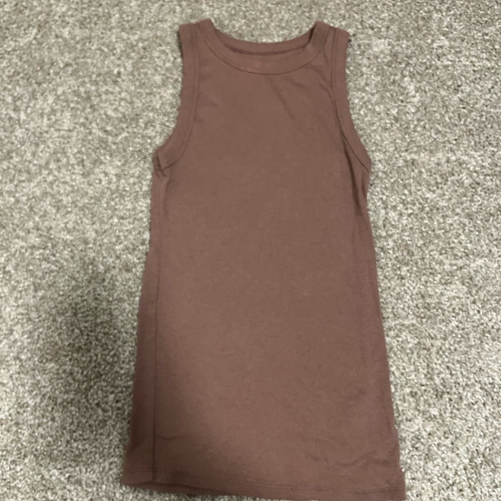 brown/tan tank top